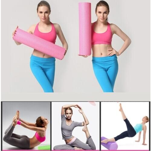 Yoga Column Fitness Pilates Yoga Foam Roller blocks Train Gym Massage Grid Trigger Point Therapy Physio Exercise Stock