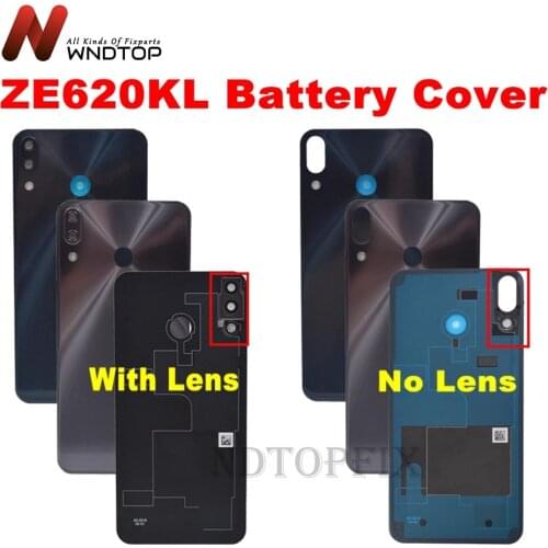 6.2" For Asus Zenfone 5 ZE620KL Back Battery Cover Door Rear Glass Housing Case For ASUS ZE620KL Battery Cover