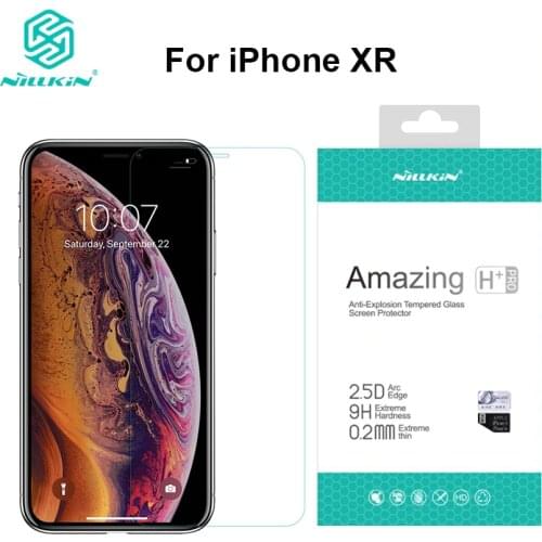 For iphone xr Screen Protector 6.1 inch NILLKIN Amazing H/H+/H+PRO 9H 2.5D Tempered Glass Protector for iPhone xr glass