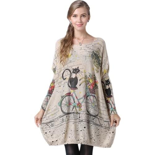 ARCSINX Cute Sweater Women Plus Size Oversize Long Sweater Female 10XL 9XL 8XL 7XL 6XL 5XL 4XL 3XL Thin Casual Pullover Women