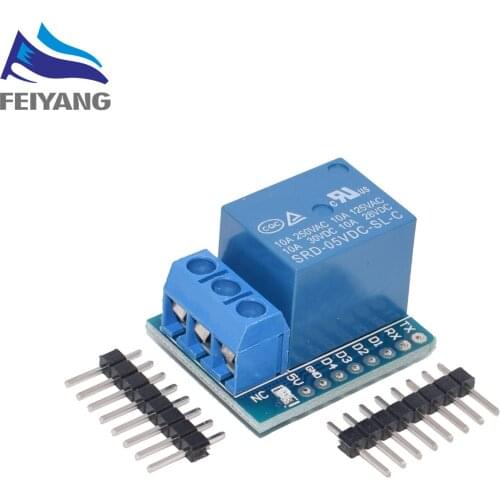 1Set One Channel Wemos D1 Mini Relay Shield Wemos D1 Mini Relay Module ESP8266 Development Board 1 channel