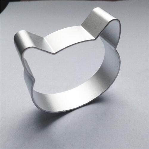 10pcs Cheap Cat Head Cookie Mold Form For Cookies DIY Animal Shape Aluminium Alloy Biscuit Cake Mould
