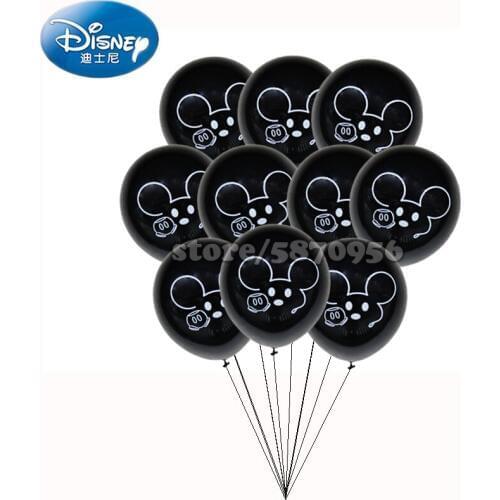 10pcs Mickey Cartoon Mouse Latex Balloons Wedding Birthday Party Decoration kids Inflatable Balloon Baby Shower Air Globos
