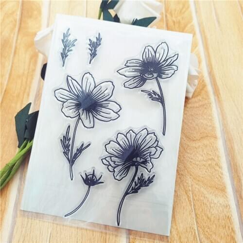 11*16CM Hot selling sunflower seal transparent clear stamp silicone seal roller stamp DIY scrapbook album / card production