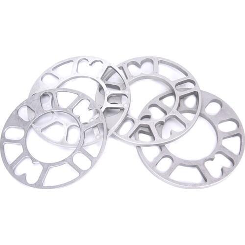 2PCS Universal Alloy Aluminum Wheel Spacers Shims Plate STUD 3mm 5mm 8mm 10mm