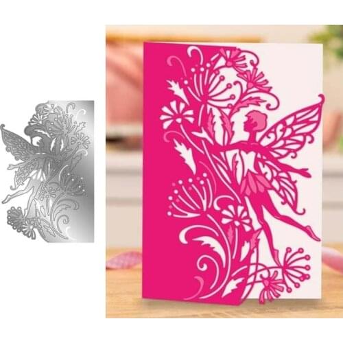 2021 New Arrival Flower Fairy Metal Cutting Dies Stencil Craft Die Cut Make Mould Decor Template for Scrapbooking Design Model