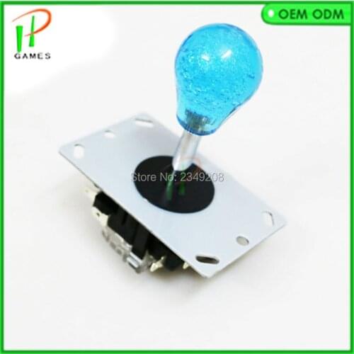 Free shipping Arcade Joystick with Crystal Babble ball top Joystick with 8 way 4 way restrictor for DIY arcade game kit JAMMA