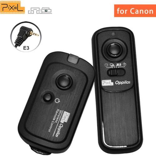Pixel Oppilas RW-221 / E3 RW-221 Wireless Shutter Remote Control for Canon 700D 1200d 450D 550D 60D 600D 650D Pentax K200 Contax