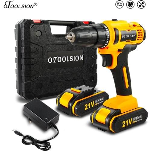 New 25V 1.5Ah 45 N.m Electric Drill 25+1 Torque Screwdriver Power Drill Cordless Drill Batteries Tool For Screwdrivers DIY Home