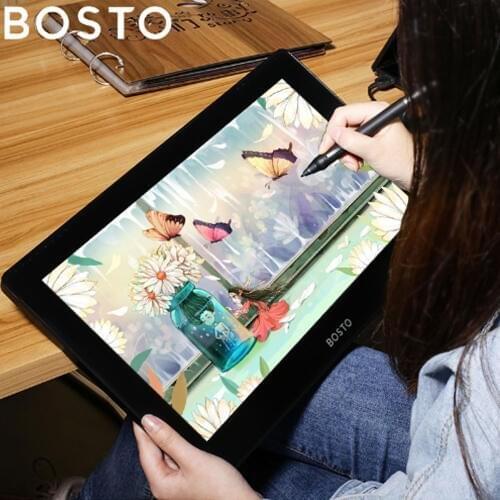 15.6 inch IPS HD Art Graphics tablet Monitor 8192 Leverls Pressure Sensitivity Pen Display & Drawing Tablet Glove & stand