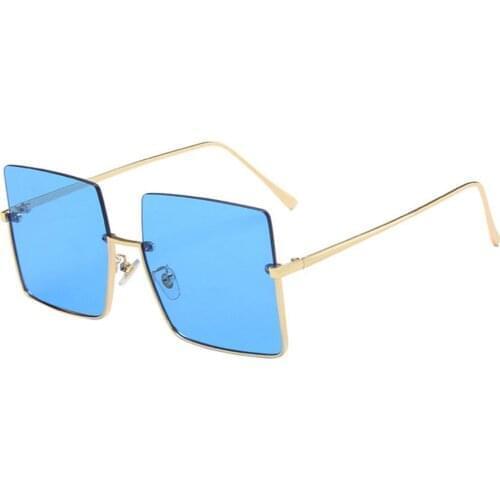 Glasses For Girl Summer Hot Sale High Quality Mens And womens Big Frame Fashion Trend Box Sunglasses For Dropshipping