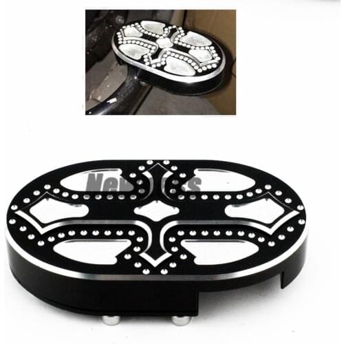 Motorcycle Billet Brake Pedal Pad Cover Footpeg for Harley Sportster XL883 XL1200 Dyna Fat Bob Softail V-Rod Night Rod