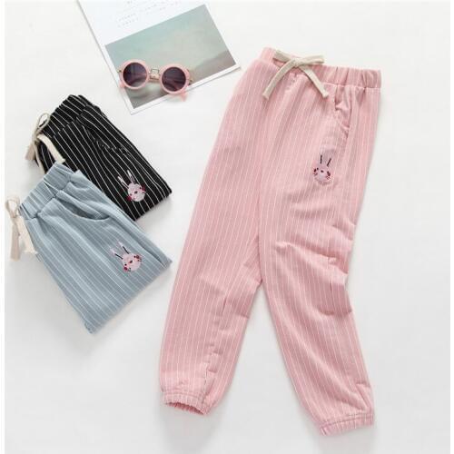 2018 new spring autumn/winter/summer Girls Kids Boys Striped pants comfortable cute baby Clothes Children Clothing
