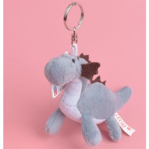 1 pcs arrive Dinosaur plush toys hobbies cartoon Tyrannosaurus stuffed toy dolls Keychain for children Birthday Christmas gift