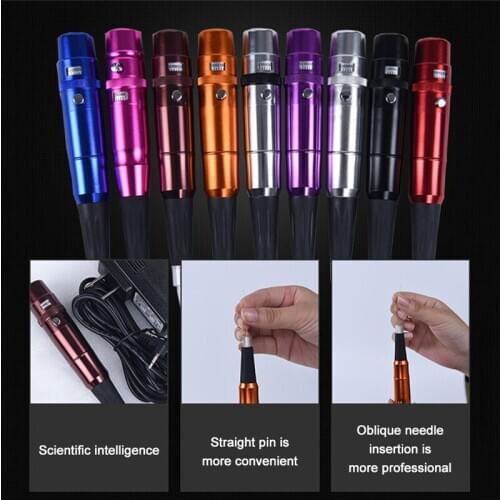 Professional Tattoo Pen Eyebrow Tattoo Machine Pen For Permanent Make Up Eyebrows Microblading Makeup Machine Kit Swiss Motor