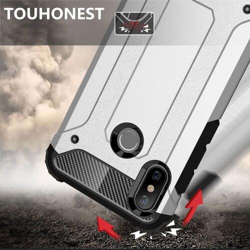Shockproof Case for RedMi Note 7 8 Pro K20 Note 5 6 4X 7A For XiaoMi Mi 9 CC9 8 lite SE Mi A2 A1 Rubber Armor Hybrid Hard Cover