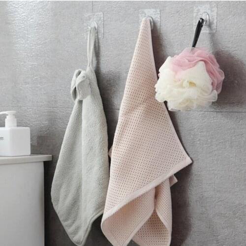 5/10/20 PCS Super Glue Hook Transparent Strong Self Adhesive Key Towel Door Wall Hanger For Hanging Kitchen Bathroom Accessories