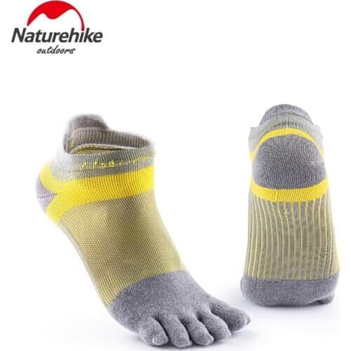 Naturehike 1 Pair Sports Five Toes Socks Quick Drying Breathable Low Cut Sock For Outdoor Camping Running Cycling Fitness Gym