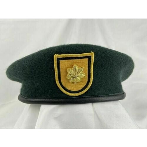Tomwang2012 US Army 1th Special Forces Group Green Beret Major Device Rank Military Hat