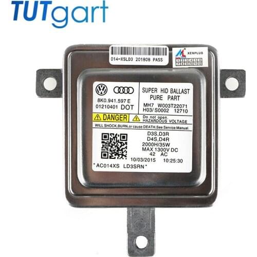 TUTGART 8K0.941.597 E XENON HID Ballast 8K0941597E W003T22071 For Aud(i) For V(W) Original quality