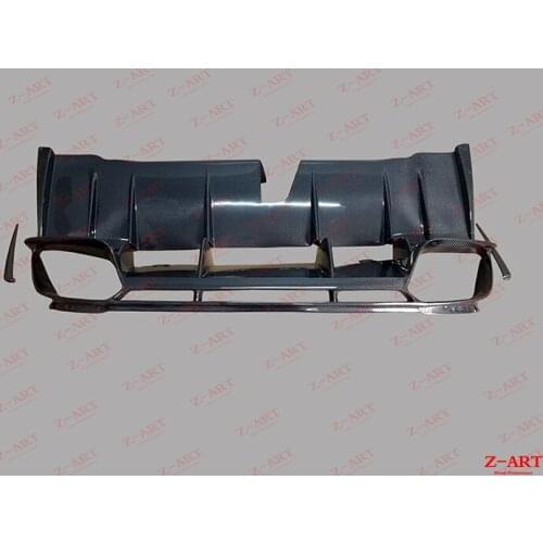 Z-ART OEM carbon fiber rear lip for Alfa Romeo Giulia 510HP QV carbon fiber rear diffuser for Alfa Romeo Giulia Quad rifoglio