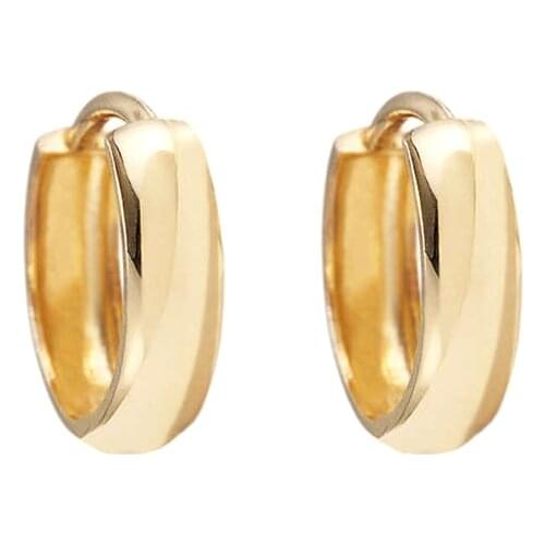 Cone/smooth Hoop Earrings for Women Punk Party Earrings 925 sterling silver ear buckle Earrings jewelry Pendientes Mujer A30