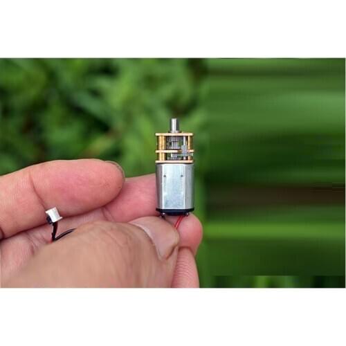 10PCs/lot All-Steel Gear Silent N20 Reduction Motor High Torque Smart Car Motor DC3V-6V Reduction Ratio 1:298