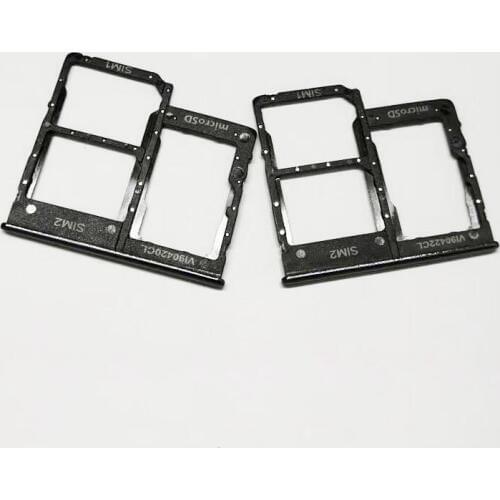 10pcs/lot Sim Card Slot SD Card Tray Holder Adapter For Samsung Galaxy A40 A405 A405F