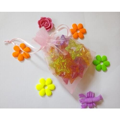 300pcs 30*40cm Pink Organza Gift Bag Jewelry Packaging Display Bags Drawstring Pouch For Bracelets/necklace/wed Mini Yarn Bag