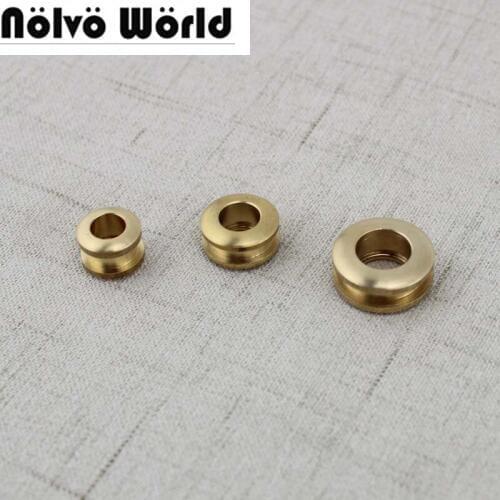 4pcs 20pcs Copper Grommets Screw Eyelets for Canvas Leather Self Backing Purse Buckle Luggage hardware Diy