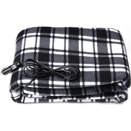 150*100CM 12V Car Heating Blanket Lattice Winter Car Electric Energy Saving Heating Blanket For Car Constant Temperature