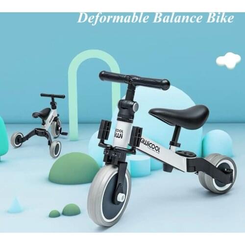 Childrens Tricycle 3-in-1 Childrens Scooter Baby Balance Bike 1-6 Years Learn To Walk Ride on Car 3 Wheels Non-inflatable