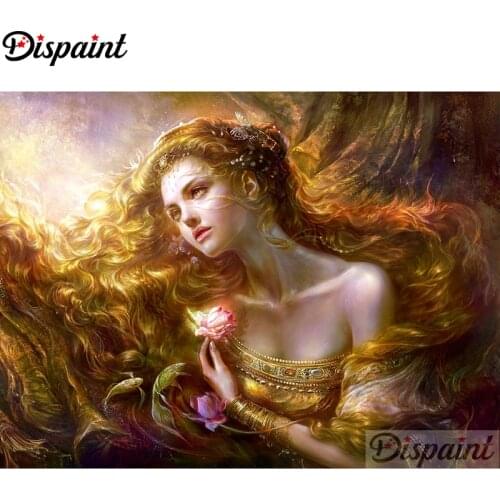 Dispaint Full Square/Round Drill 5D DIY Diamond Painting "Cartoon fairy" Embroidery Cross Stitch 3D Home Decor A12100