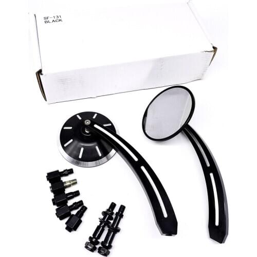 For Electric vehicle Motorbike Outside Rear View Left & Right Side View Mirrors Halley XL883/1200 X48 general purpose