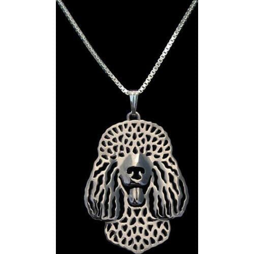 Fashion Ladies' Jewelry Pet Dog Necklaces Lovers Irish Water Spaniel Pendant Necklaces Drop Shipping