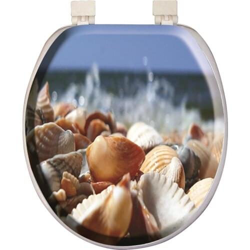 Softy Classic Pattern Soft Toilet Seat Cover White