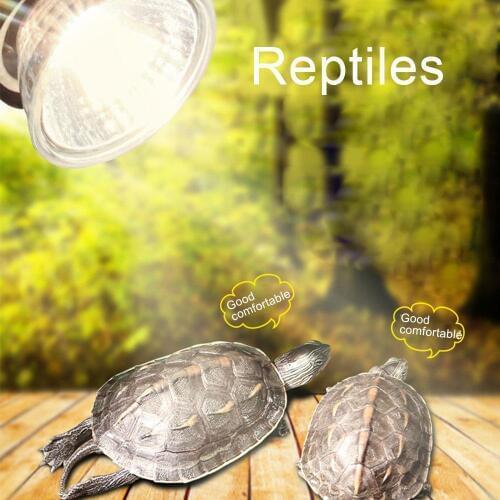 Pet heating lamp Reptile Tortoise UVA+UVB 3.0 Heat Lamp Full Spectrum Sunlamp Basking Tortuga Rest Bulb Temperature Controller