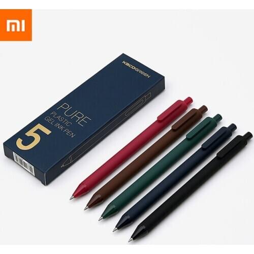 Original Xiaomi KACO 0.5mm Roller Mi Signing P E N Gal Ink Smooth Writing Durable Signing Black Refill 1 PCS Retail top qualtiy