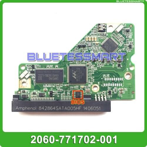 HDD PCB logic board 2060-771702-001 REV A/P1 for WD 3.5 SATA hard drive repair data recovery