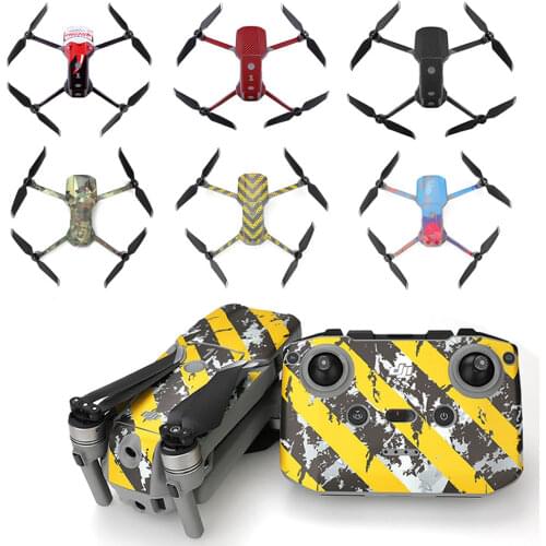 For DJI Mavic Air 2 PVC Sticker Protective Film Waterproof Scratch-proof Decals Skin for Mavic Air 2 Accessories