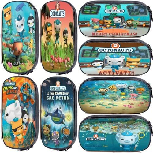 High Quality The Octonauts Pencil Case Kids Pencil Bag Beautiful Makeup Case Students Pen Bag for Kids Boys Girl Cute Pencilcase