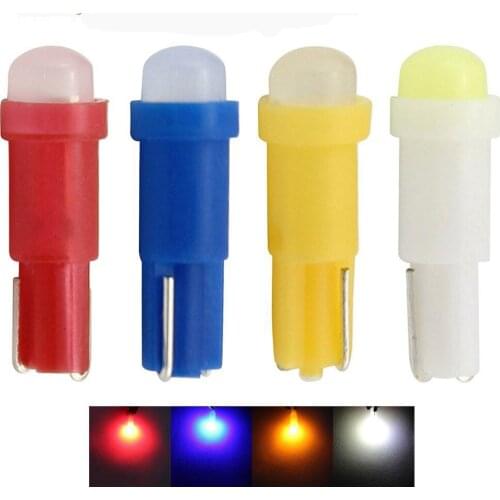 YSY2)500X T5 17 18 27 37 58 70 73 74 79 1SMD COB Car Light Bulb Dashboard Signal Lights Instrument Cluster Indicator Light
