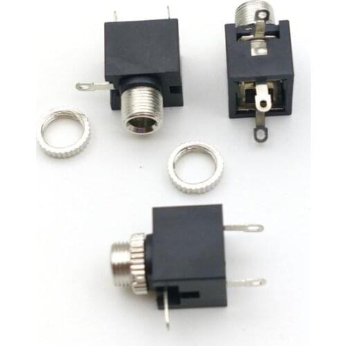 1000pcs 3.5mm Female MONO Audio Switched Socket Panel Jack New