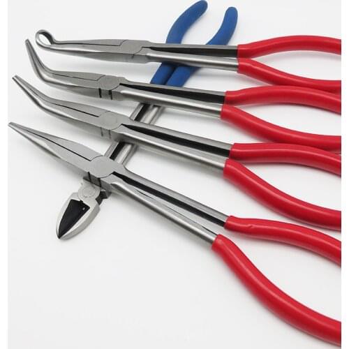 11 inch extra long Car Spark Plug Wire Removal Pliers Long Nose Cylinder Cable Clamp Removal Tool High Quality Car Repair Tools