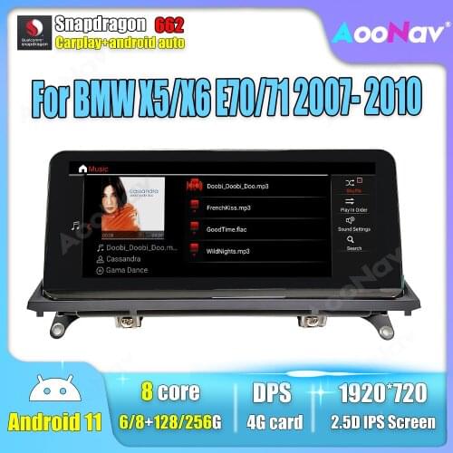 Android 11 Car multimedia Player for BMW X5 E70 X6 E71 2007-2013 CCC CIC System Unit PC Navigation car Auto Radio IPS screen