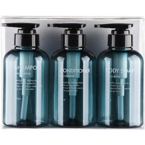 3Pcs Liquid Soap Dispenser Hand Sanitizer Bottle Bath Body Shampoo Bottle Outdoor Shower Gel Travel Tools 300ML / 500ML