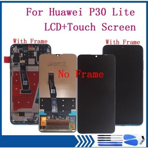 6.15“ Original Display For Huawei P30 Lite MAR-LX1 LX2 AL01 LCD Display Touch Screen Digitizer Assembly For huawei Nova 4e LCD