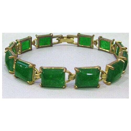 En gros Prix! livraison Gratuite GP 8X10 M Perle Vert Jades Bracelet>>> women jewerly Free shipping