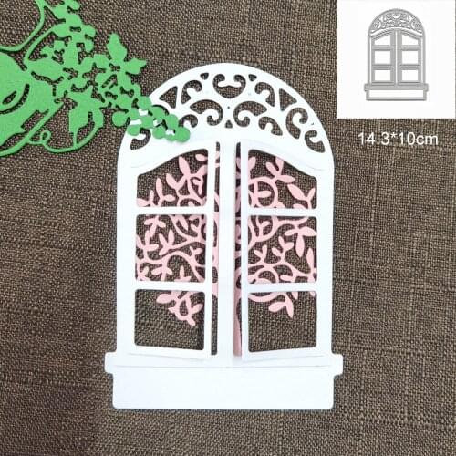 Window Metal Cutting Dies For Scrapbooking New Troqueles Stamps And Planner Dies Embossing Folder Die Cut Stencil