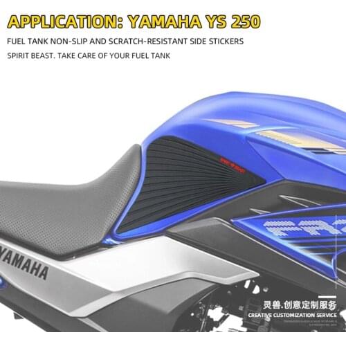 Motorcycle Fuel tank stickers Anti slip Sticker side Oil tank proof Scratch resistant Protector pad Decals For YAMAHA YS 250
